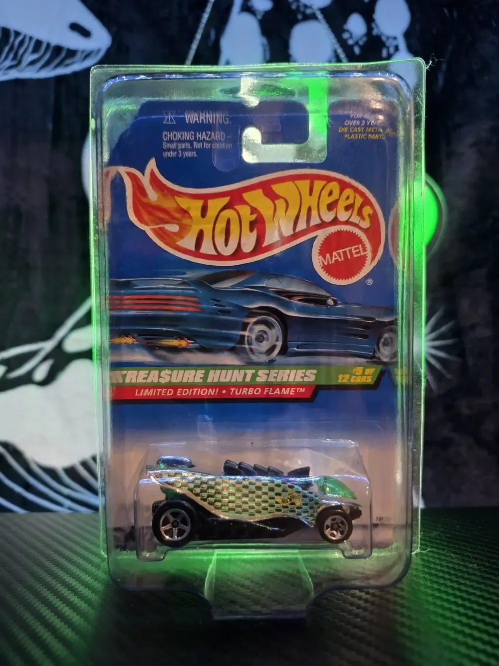 Mattel Hot Wheels Treasure Hunt Series Limited Edition Turbo Flame #5 #753 1997